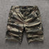Fashion Men's Camo Durable Summer Cargo Shorts